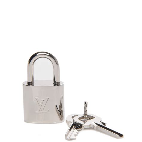 silver louis vuitton lock